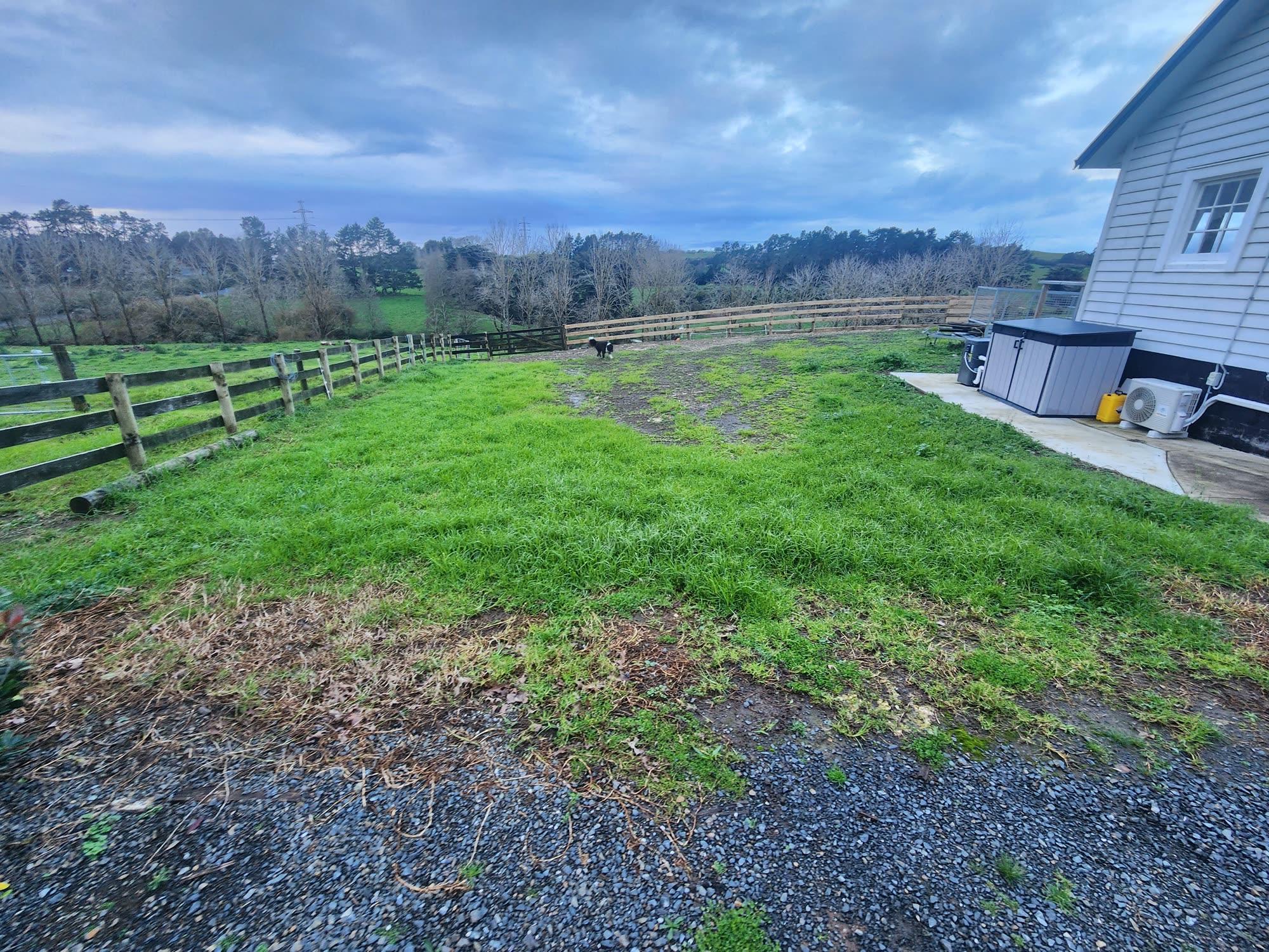 Bombay Hills rural landscape, retaining, pool and outdoor living: retaining photo 10