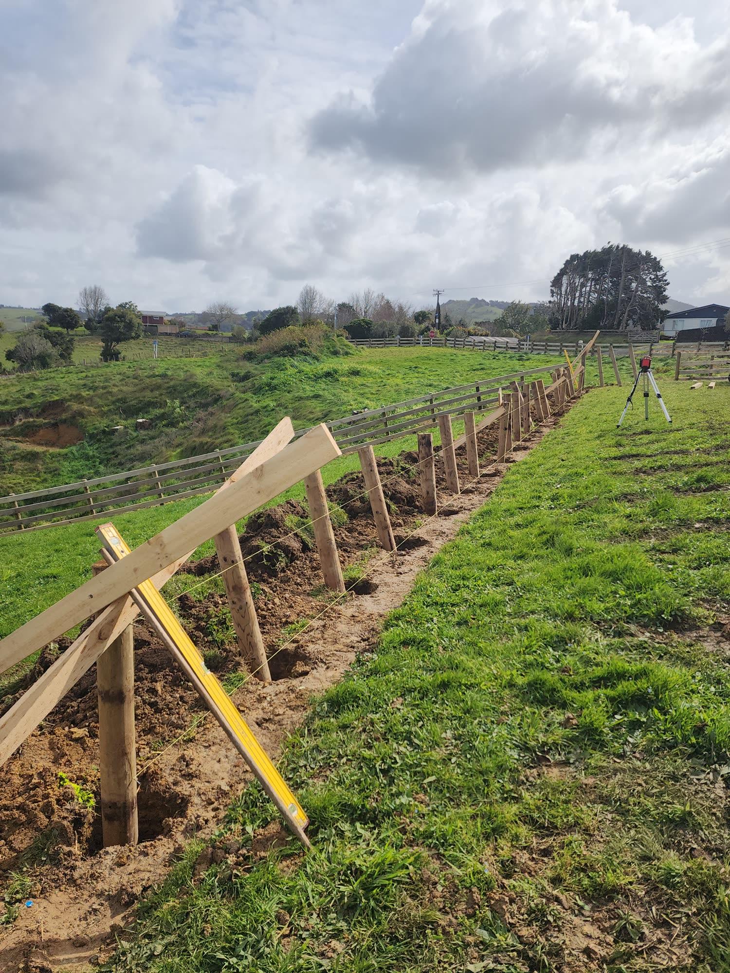 Bombay Hills rural landscape, retaining, pool and outdoor living: retaining photo 13