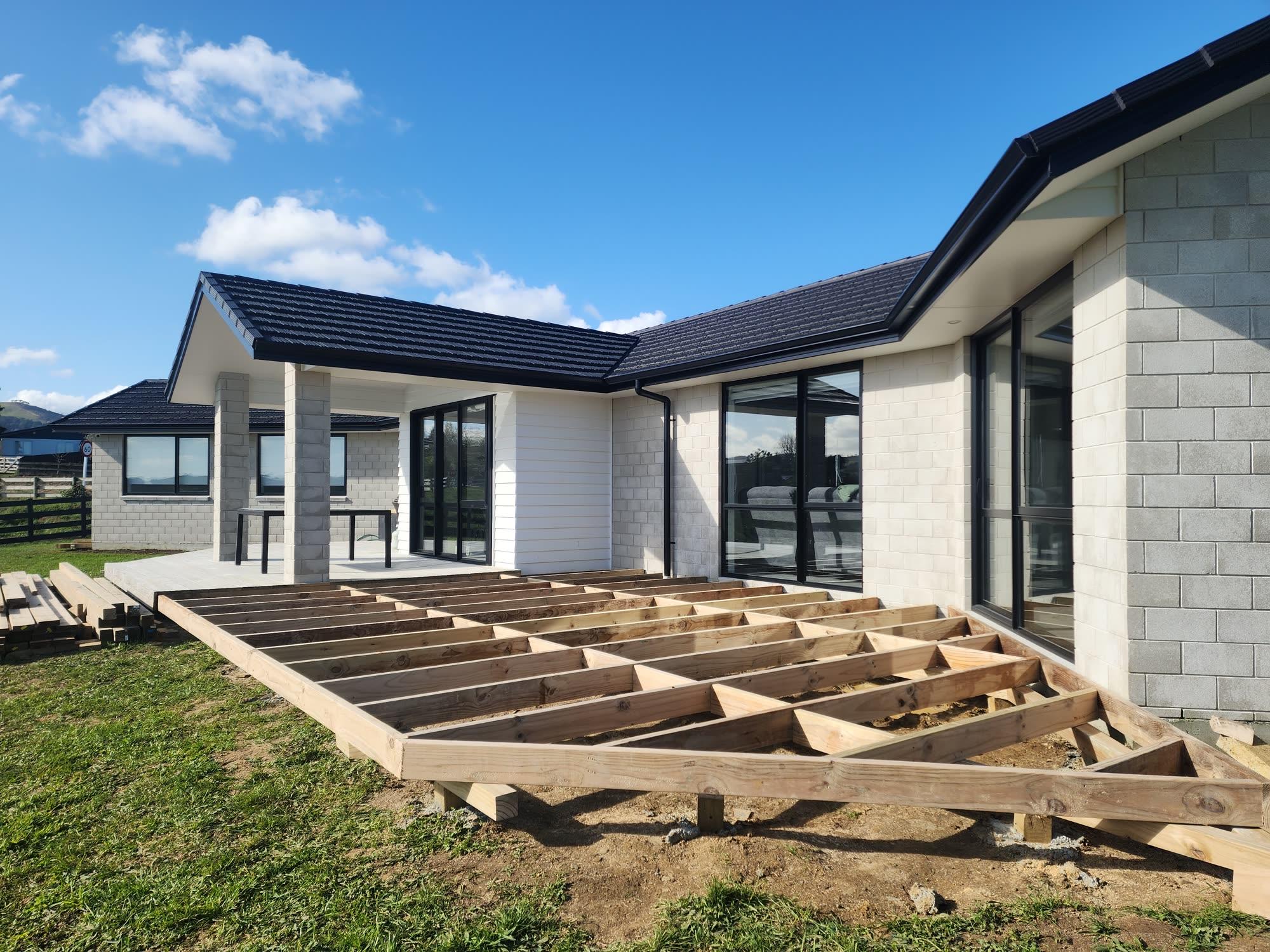 Bombay Hills rural landscape, retaining, pool and outdoor living: retaining photo 20