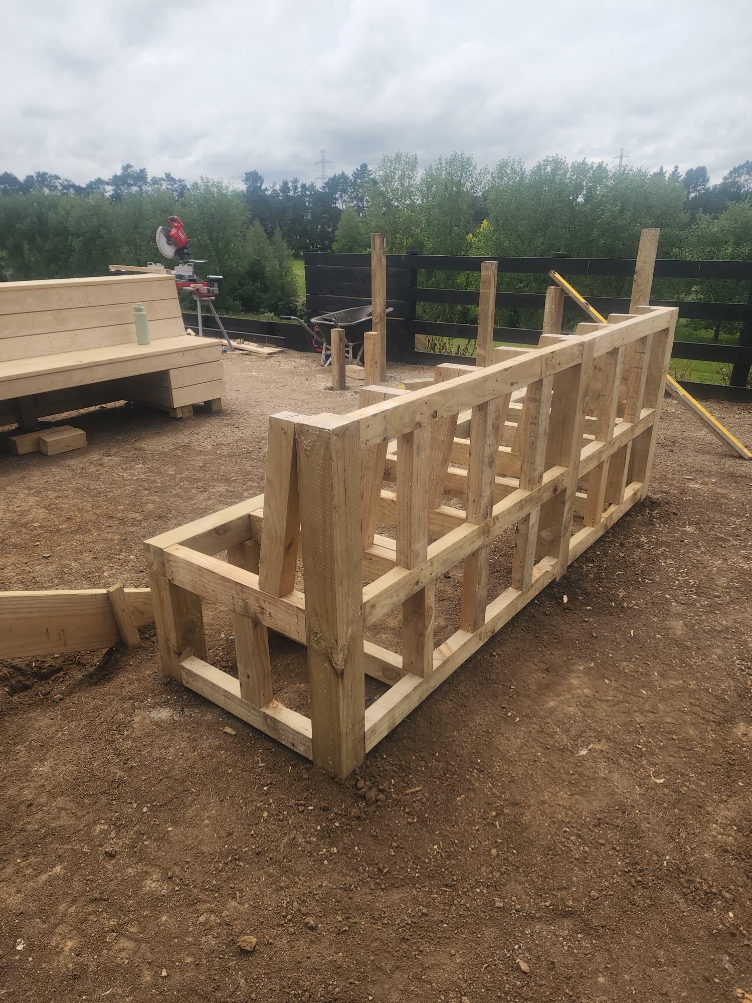 Bombay Hills rural landscape, retaining, pool and outdoor living: retaining photo 38