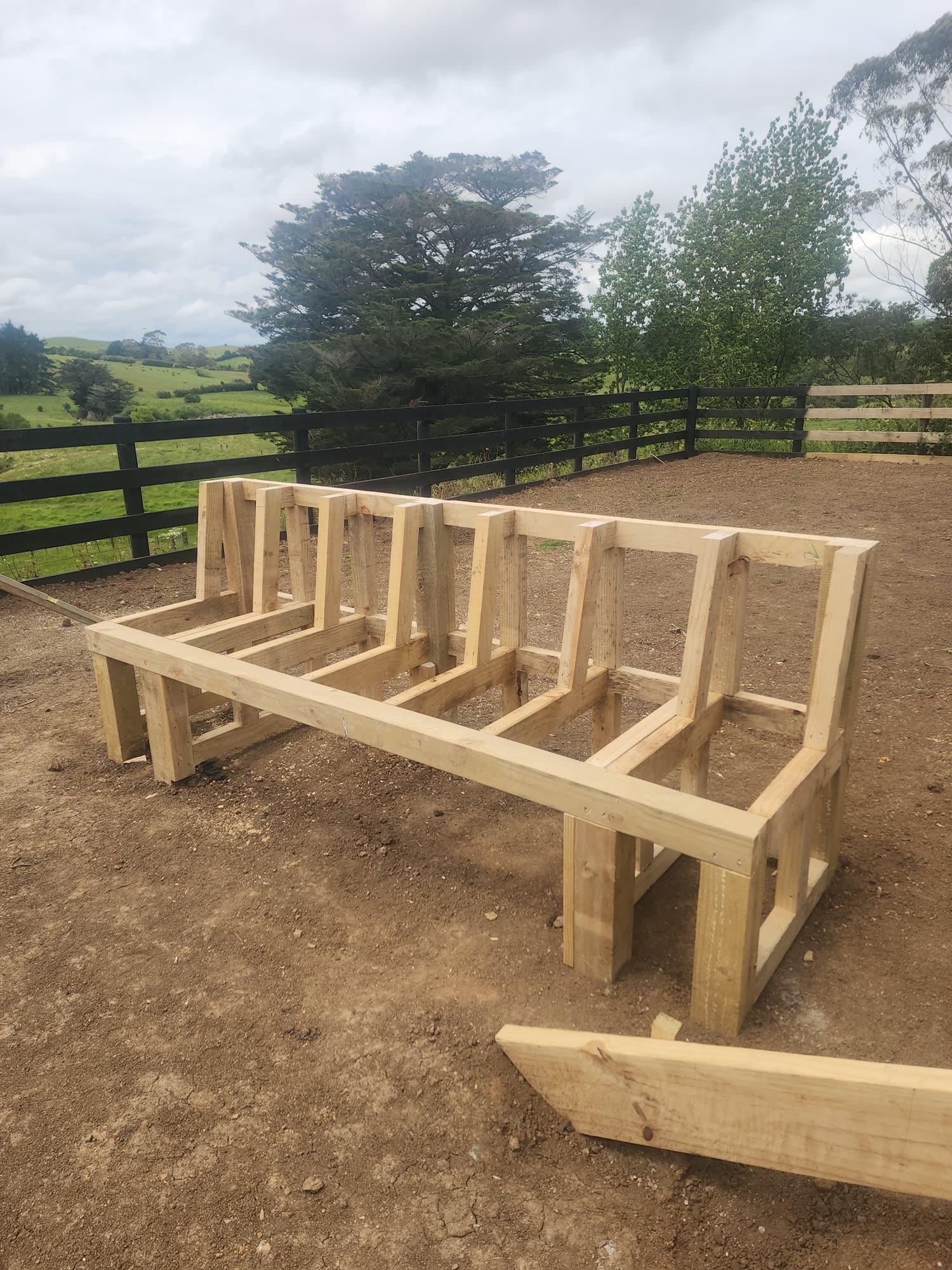 Bombay Hills rural landscape, retaining, pool and outdoor living: retaining photo 39